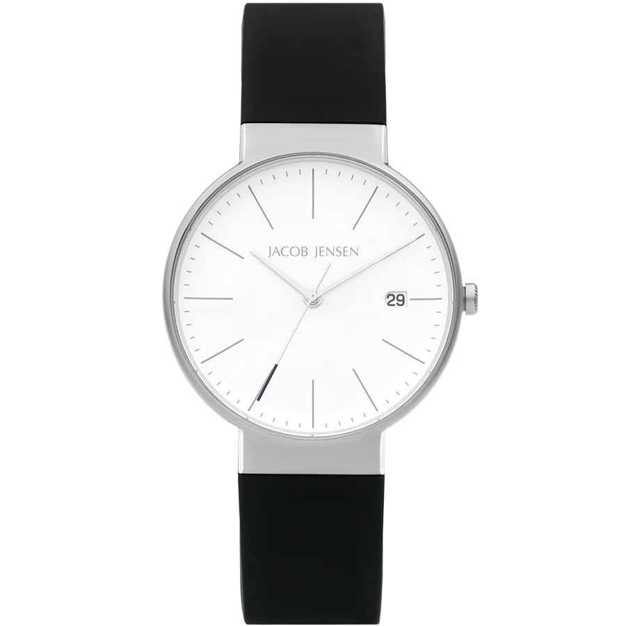 De JACOB JENSEN TITANIUM SAPPHIRE -TIMELESS NORDIC-, modelnummer jj184, is een polshorloge dat elegantie en duurzaamheid biedt. Met een titanium kast en saffierglas straalt het verfijning uit. Draag het om je pols als een dagelijks statement van stijl en klasse. Perfect voor elke gelegenheid, van zakelijke bijeenkomsten tot casual uitjes.