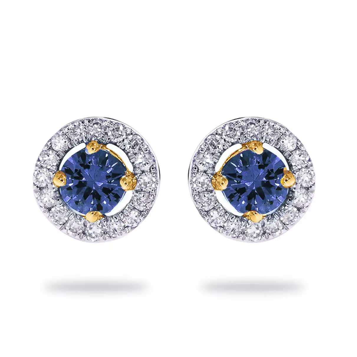 De Blauwe Saffier OORBELLEN zijn elegante stud oorbellenideaal voor elke gelegenheid. Deze oorstuds combineren de schittering van diamanten met de rijke kleur van blauwe saffier. Draag ze bij een formele of feestelijke outfit voor een verfijnde en tijdloze look. Perfect als cadeau of voor uzelf.