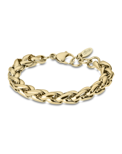 Ce Bracelet Femme Lotus Style est un Bracelet en acier doré maille palmier. Ce bijou, référence LS2127-2/2 est l'une des pièces de la marque Lotus Style à retrouver sur gperdumesaiguilles.com