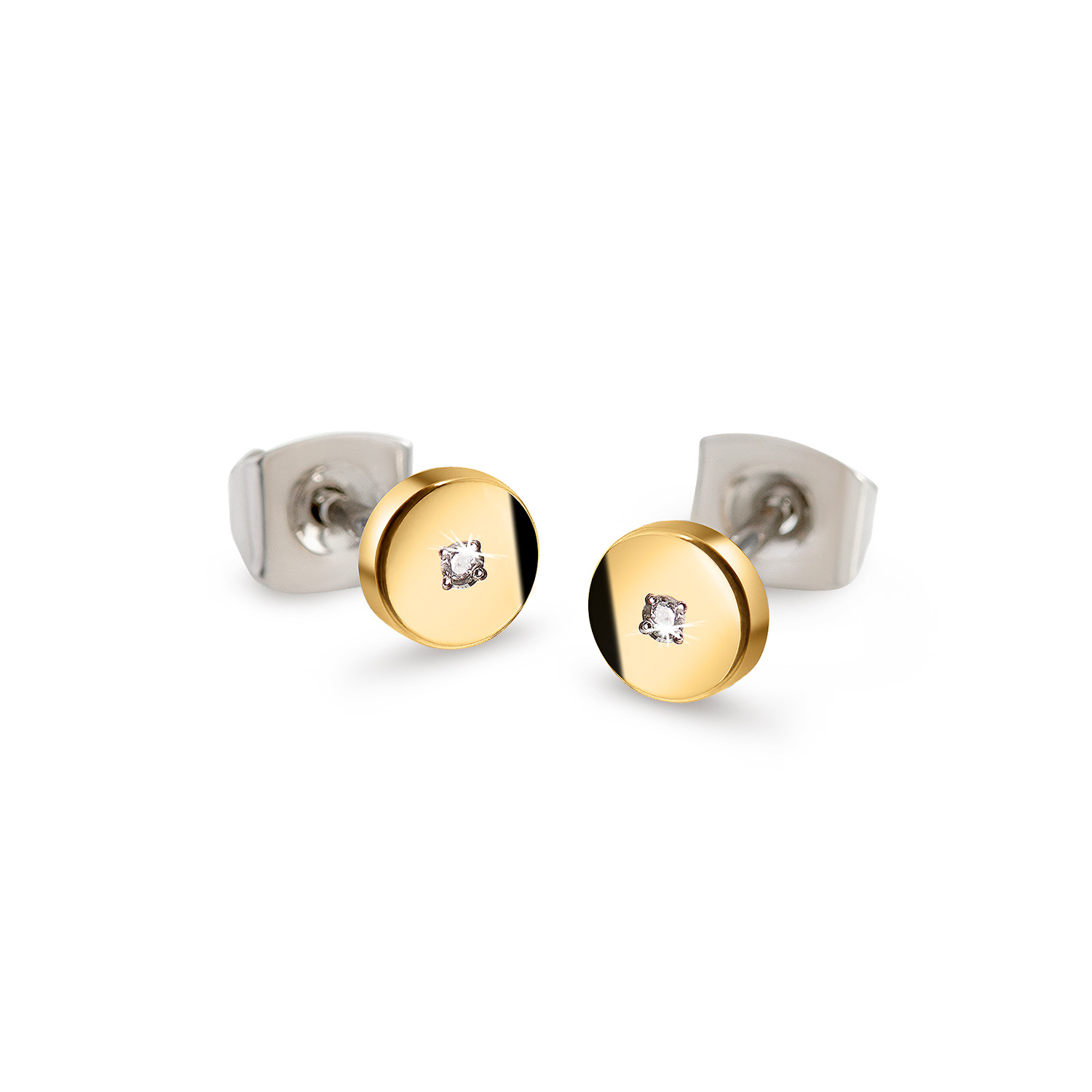 Die BOCCIA TITANIUM OHRRINGE DAMEN beeindrucken durch ihr elegantes Design aus goldfarbenem Titan. Sie sind Creolen aus hochwertigem Titan mit einem eleganten Diamantenbesatz. Mit einer Größe von 5 mm und einem Gewicht von nur 1 Gramm sind sie angenehm leicht. Perfekt für besondere Anlässe oder um jedem Outfit einen Hauch von Glamour zu verleihen.