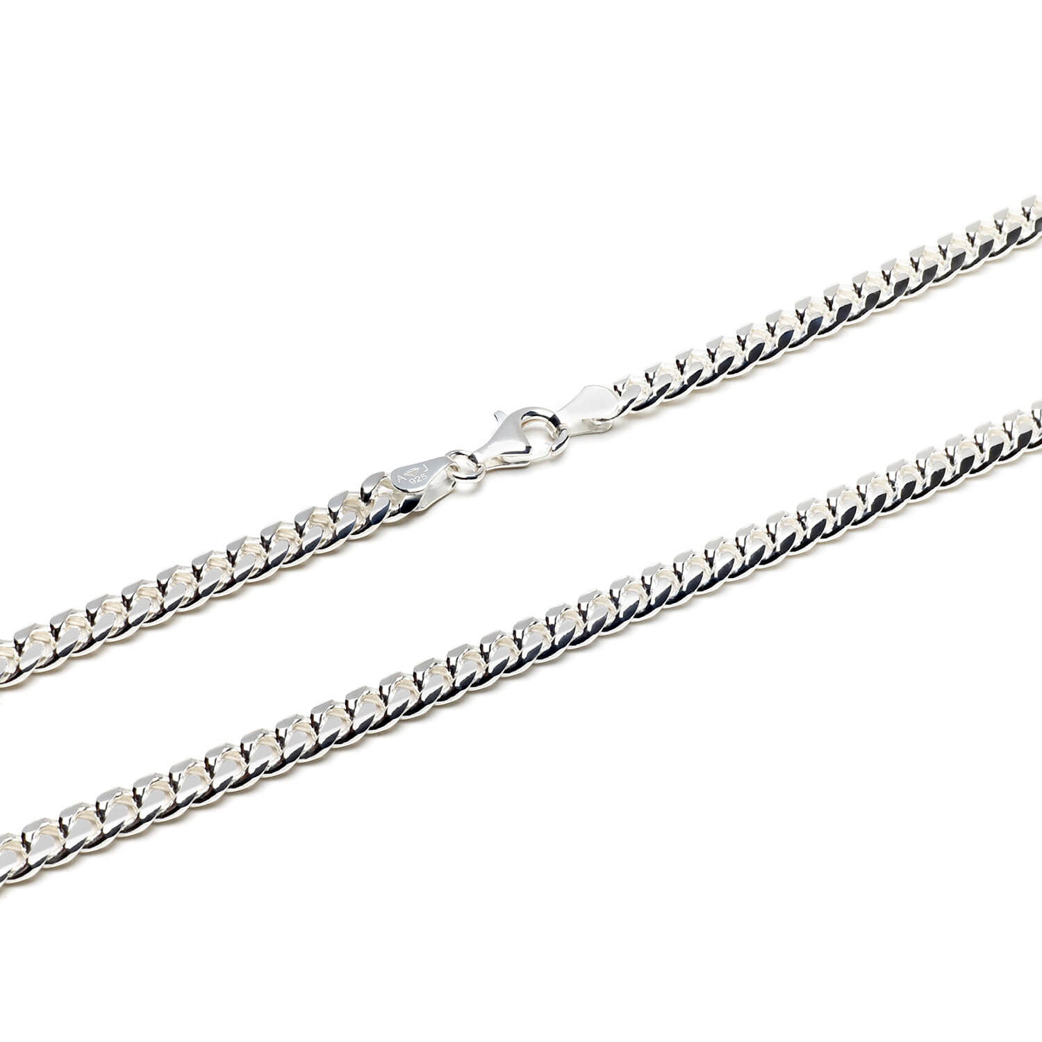 Huiscollectie - Zilveren gourmet ketting 6mm, 60cm - PK-6-60