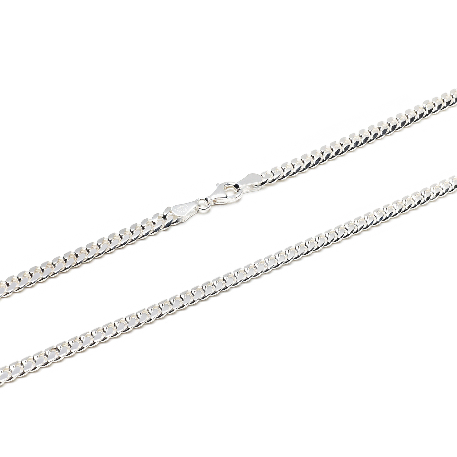 Huiscollectie - Zilveren gourmet ketting 5mm, 55cm - PA-5-55