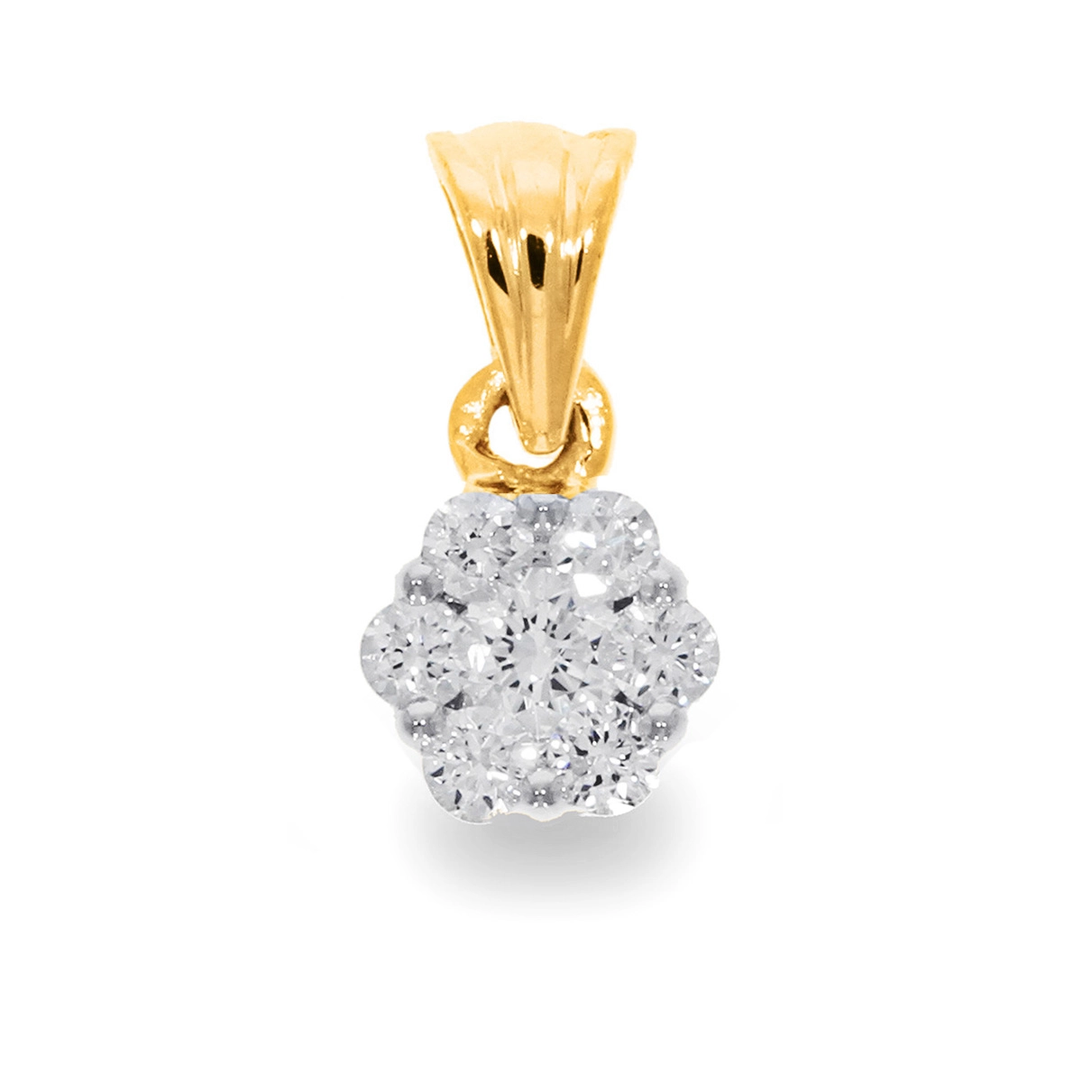 De Hanger Goud met Diamant 7-0.36CT H SI,  is een prachtige hanger. Deze schitterende hanger valt onder de categorie PENDANT, specifiek PENDANTS_BRILLIANT. Draag hem aan een elegante ketting op een simpele jurk of blouse om de briljante diamant volledig tot zijn recht te laten komen.