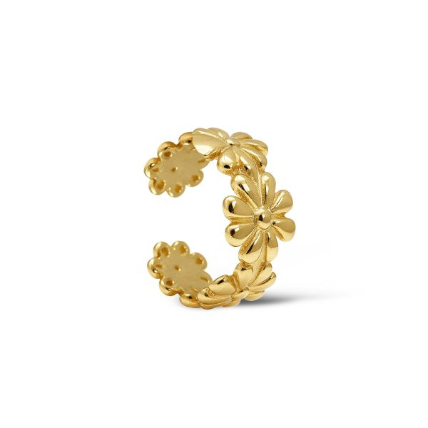 Karma Jewelry Earcuff Plain FLORA Bloem goldplated
Cuff44GP