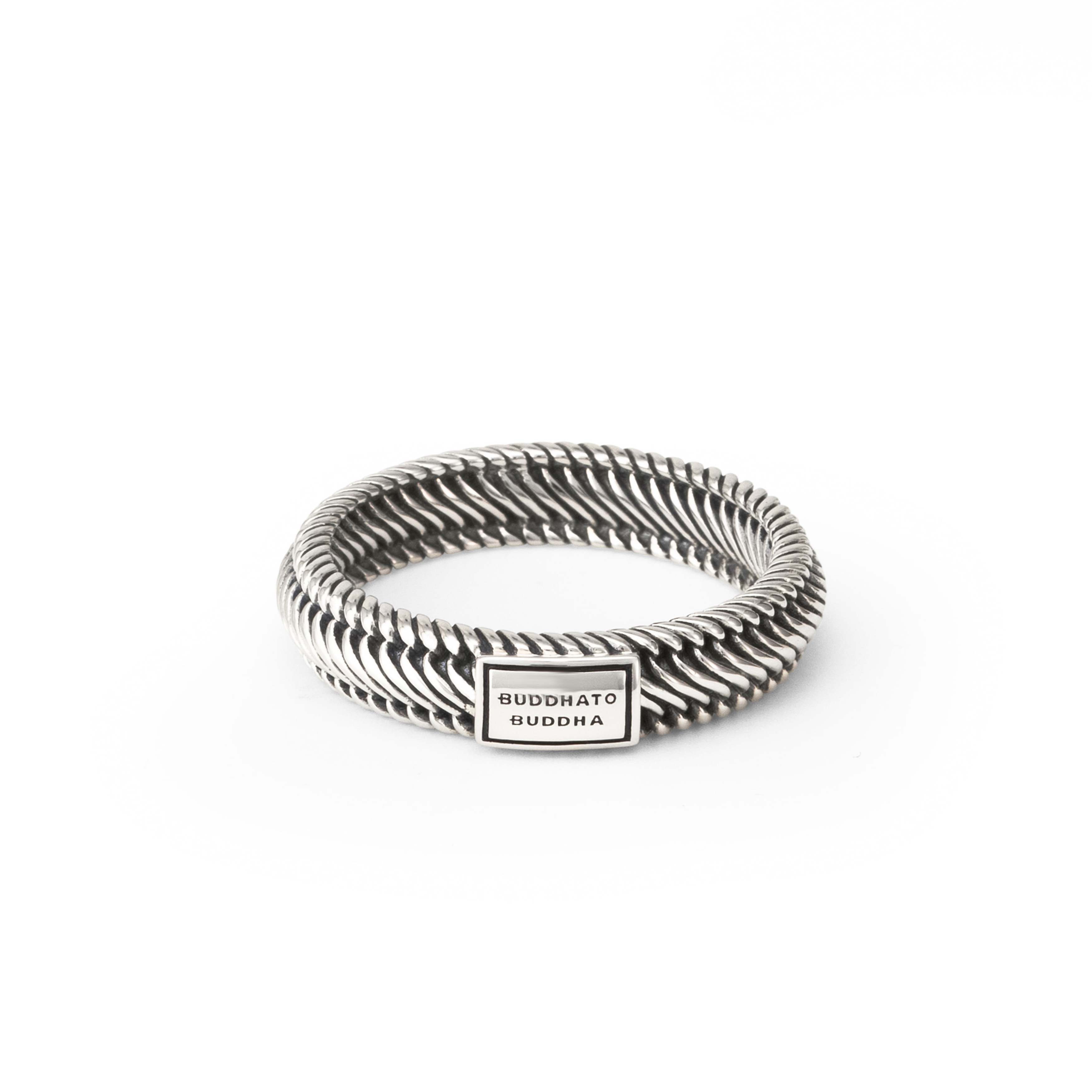 Buddha to Buddha - Zilveren ring, Edwin Mini Ring Silver, 809 maat19 - 001J028090119