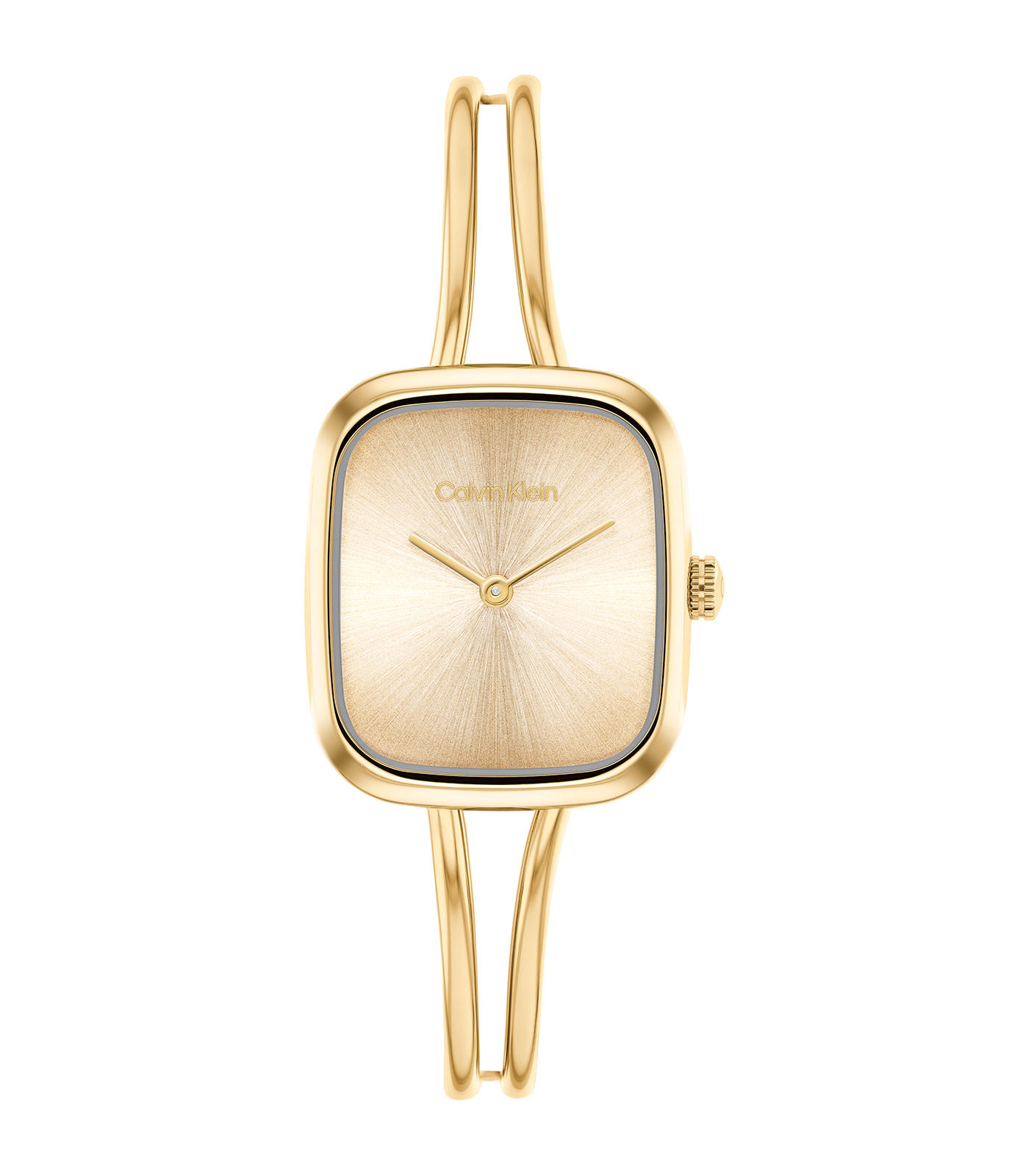 Calvin Klein Dames Horloge model 25100132 is een elegant dameshorloge met een goudkleurige roestvrijstalen kast en band. Het heeft een analoge wijzerplaat zonder index en is nikkelvrij. Dit horloge heeft een quartz uurwerk en is waterdicht tot niveau 3. Ideaal om te dragen bij speciale gelegenheden of als stijlvol accessoire bij dagelijkse outfits.