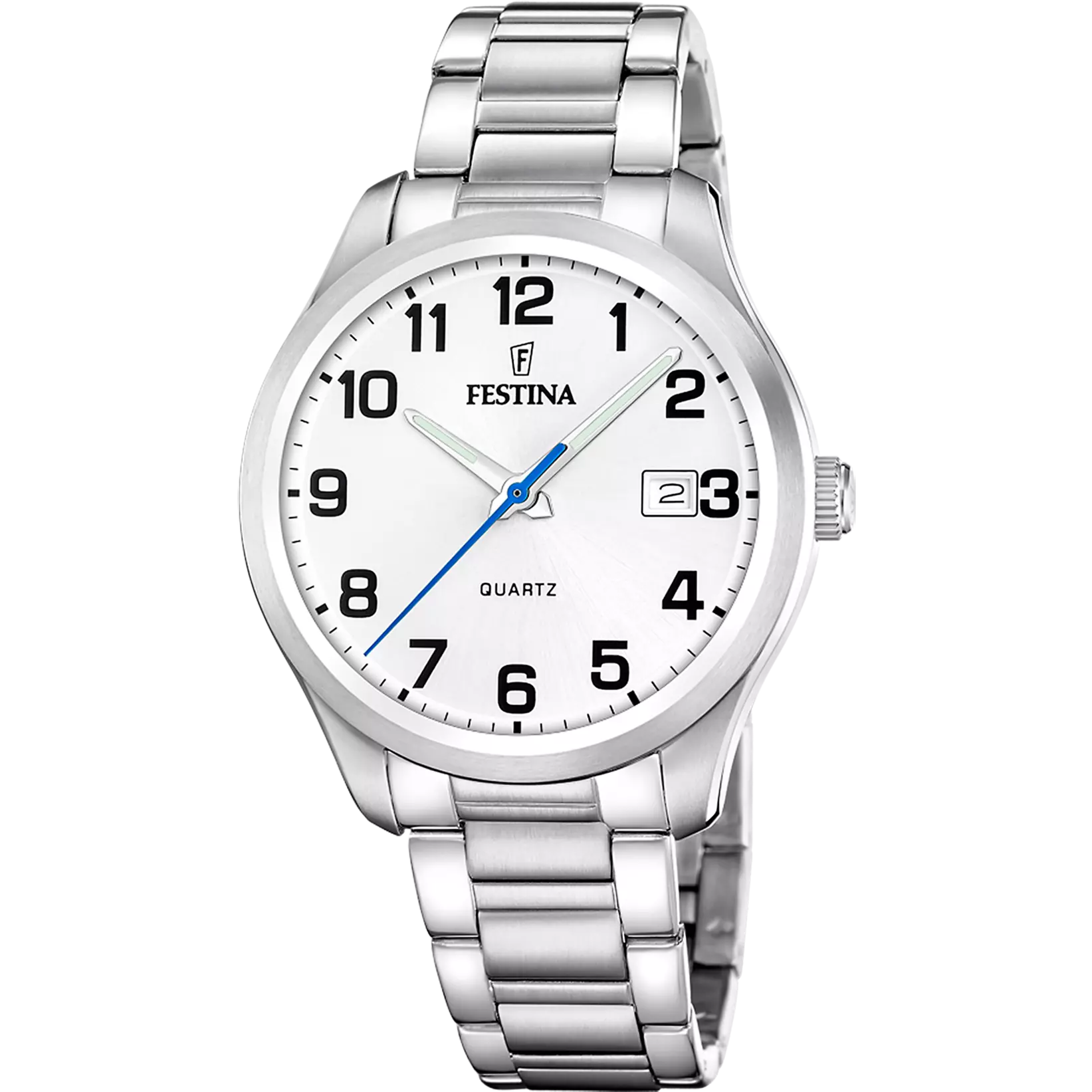 Het Festina Heren Horloge Staal F20736/1 is een stijlvol polshorloge, ideaal voor dagelijks gebruik. Het beschikt over een roestvrijstalen kast die duurzaamheid en een moderne uitstraling biedt. De elegante wijzerplaat en comfortabele polsband maken het compleet. Draag het strak om de pols voor een verfijnde look en combineer het met zowel casual als formele outfits.
