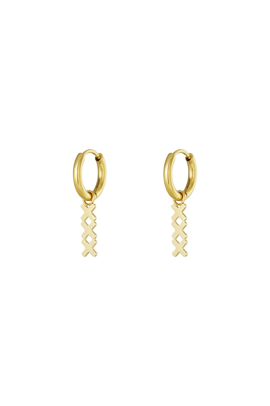 xxx Amsterdam earrings Gold color