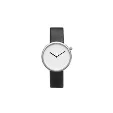 Een polshorloge Bulbul Ore 02 met een witte wijzerplaat en zwarte leren band
Bulbul Watches is a contemporary, Danish watch brand dedicated to merging time-honored craft with forward-thinking design innovation.