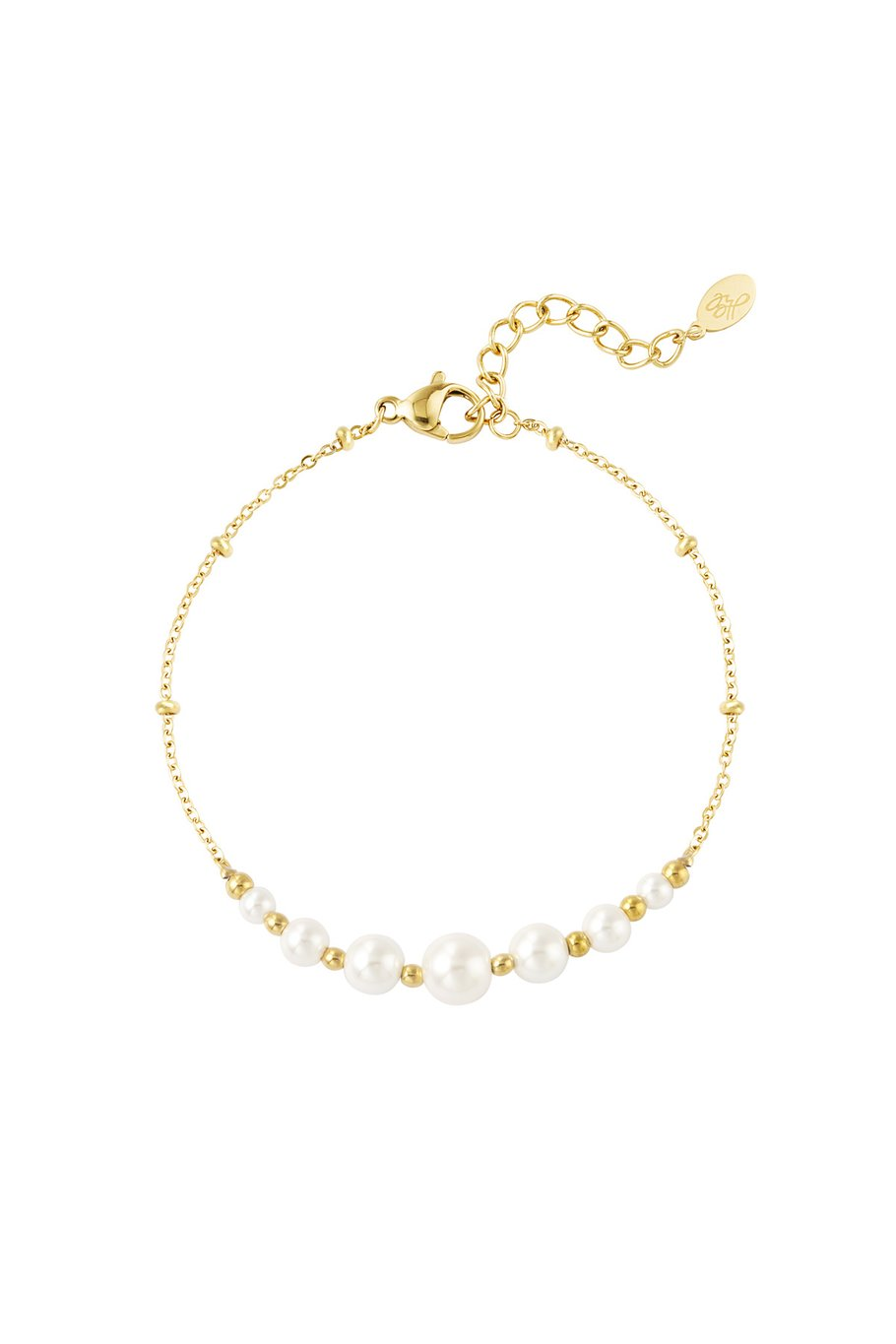 pearl party bracelet Gold color