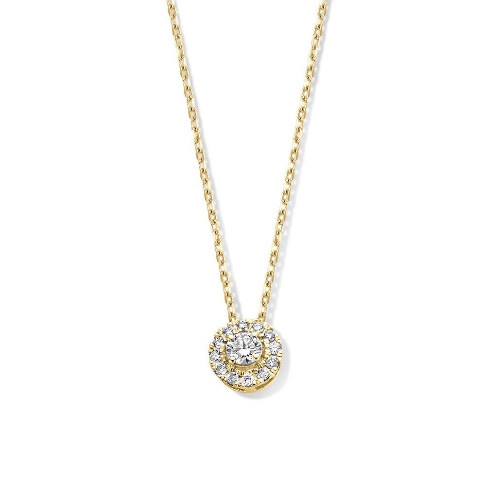 18 krt geelgoud lengte collier 42-45cm