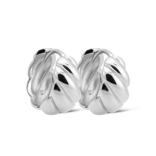 Karma oorringen, LIVV Ribble 14MM zilver