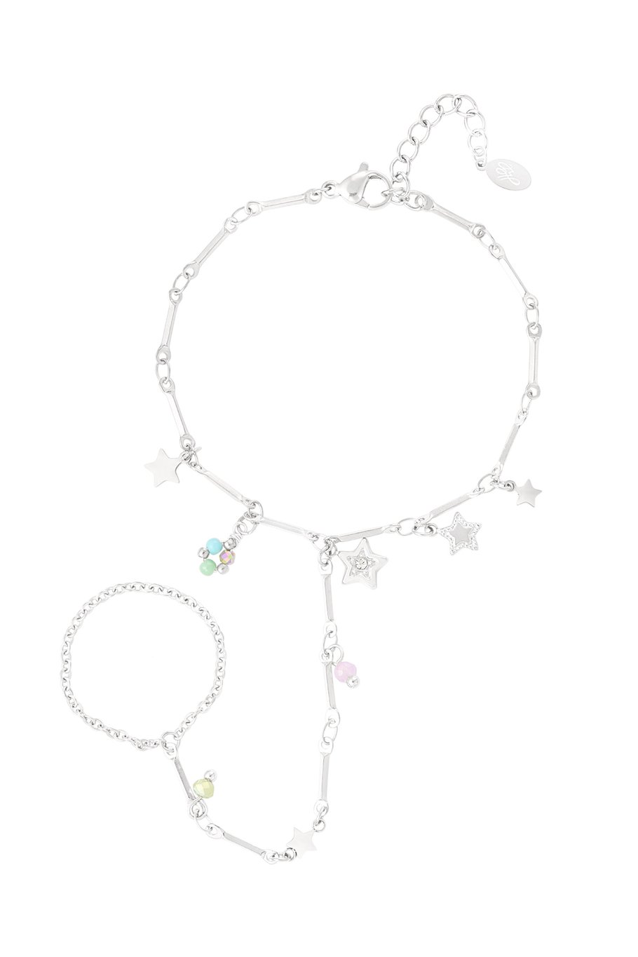 bracelet summer sand silver color