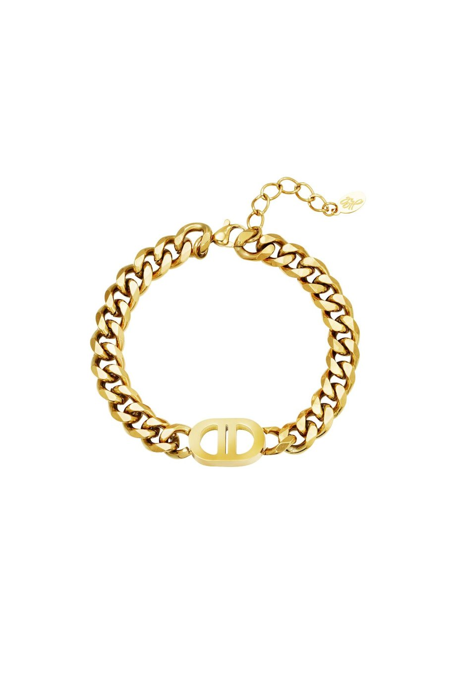 Bracelet The Good Life Silver Color Stainless Steel Gold color
