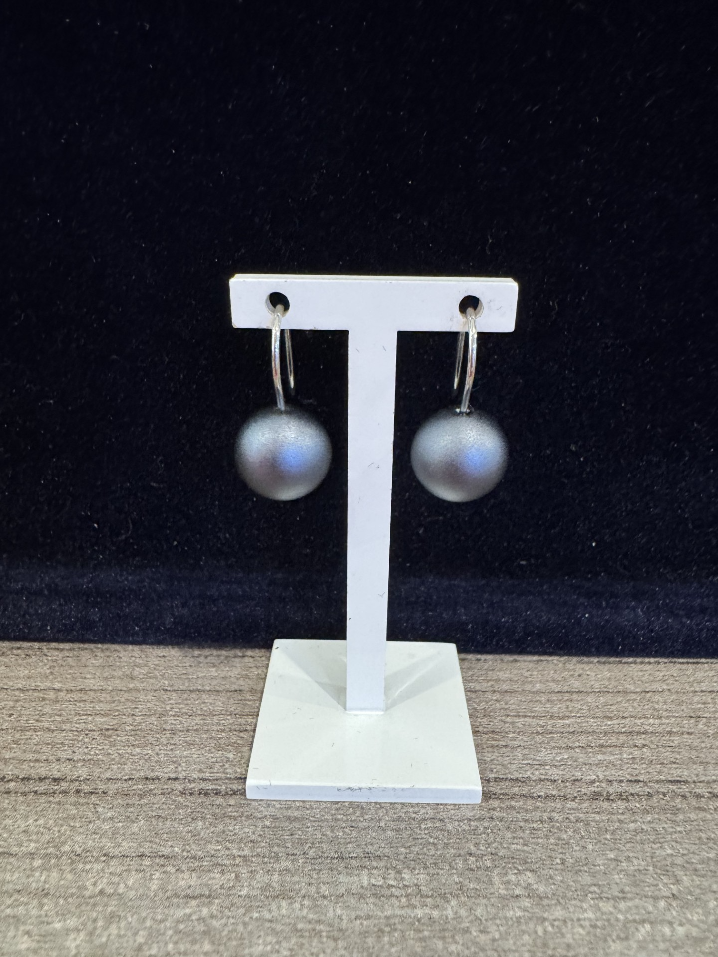 staal - aluminium oorstekers bol donkerblauw