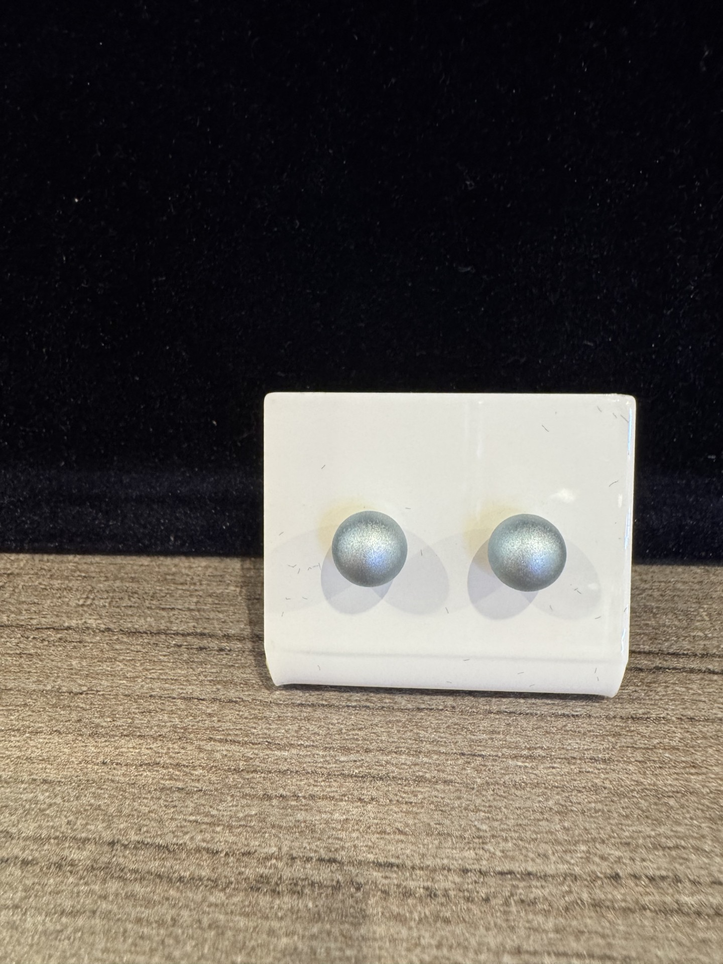 staal - aluminium oorstekers lichtblauw