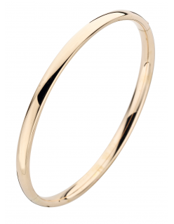 De 14krt zacht rosé gouden bangle met modelnummer 62-A35XX04 is een prachtige armband met een zilveren kern. Deze nikkelvrije, goudkleurige armband heeft een elegante glans. Draag hem solo voor een subtiele uitstraling of combineer met andere bangles voor een trendy look. Een perfecte keuze voor elke gelegenheid.