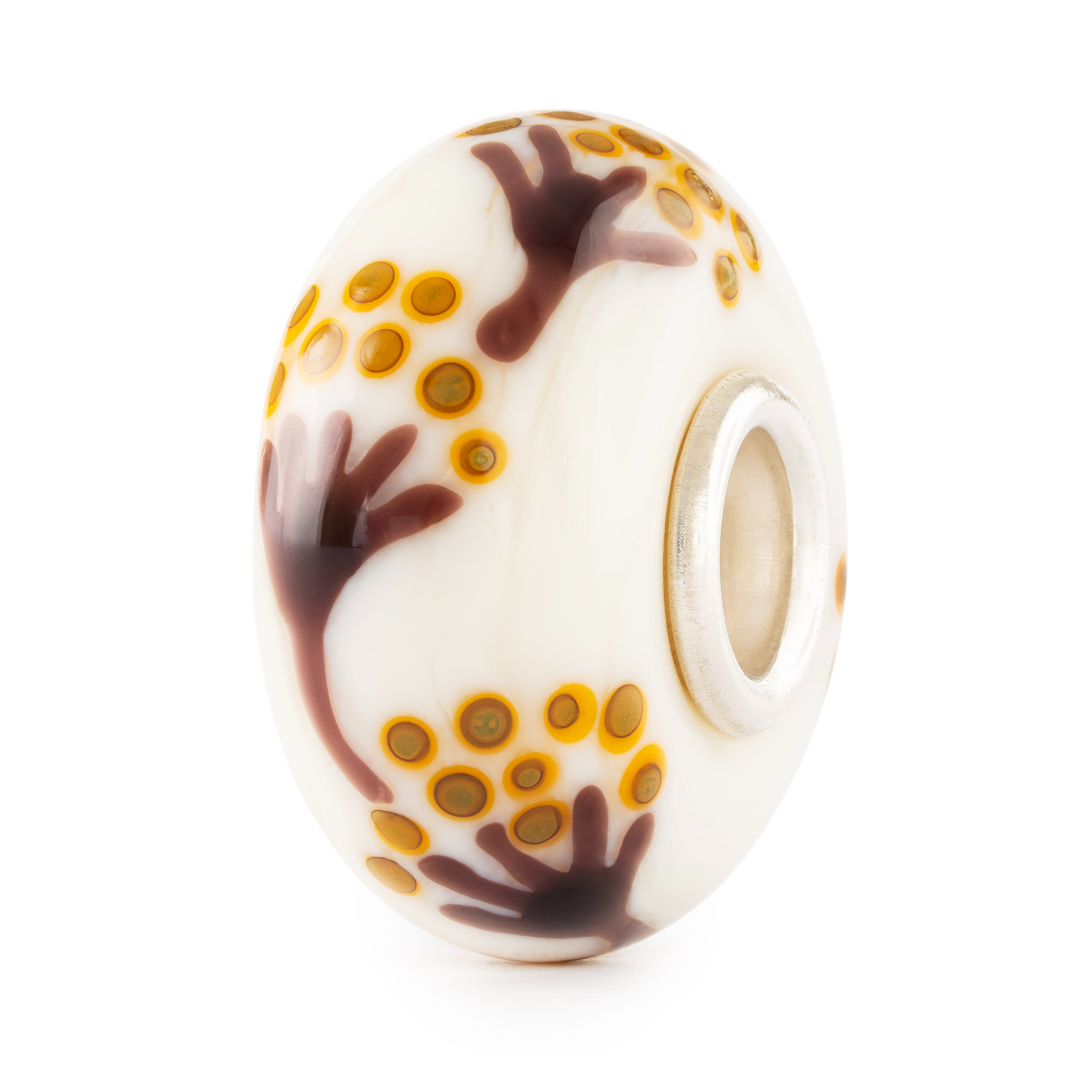 Trollbeads - Zilveren/glazen bedel, Bosrust - TGLBE-20468