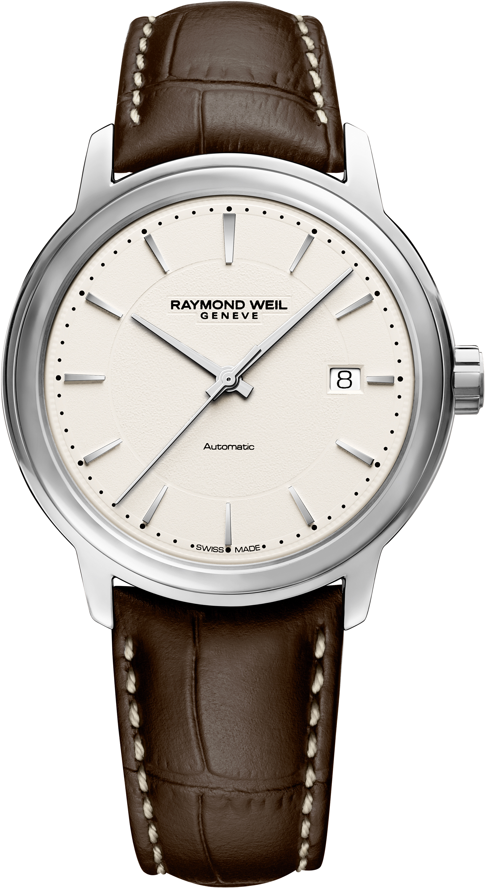 Dit is een horloge van het merk Raymond Weil gemaakt voor heren.
De specificaties zijn als volgt:
Waterdichtheid: 5 ATM / 50 Meter / 165 Feet