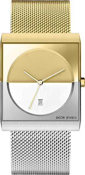 Dit is een horloge van het merk Jacob Jensen gemaakt voor heren.
De specificaties zijn als volgt:
Kastmaat: 32 mm
Kastdikte: 7,45
Bandlengte: 185
Bandbreedte: 24
Waterdichtheid: 3 ATM / 30 Meter / 100 Feet
Dit horloge heeft de volgende functies/eigenschappen:
Datumaanduiding