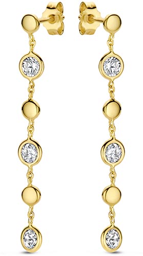 Geelgouden oorstekers SWCE10261-Y14