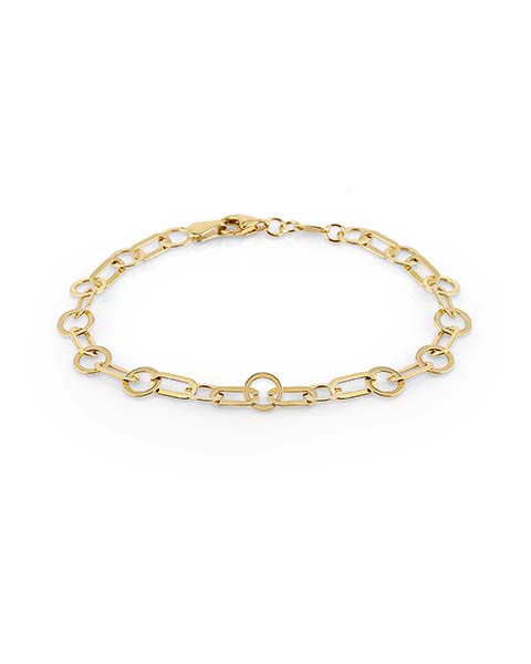 Geelgouden armband SWEB10030-Y