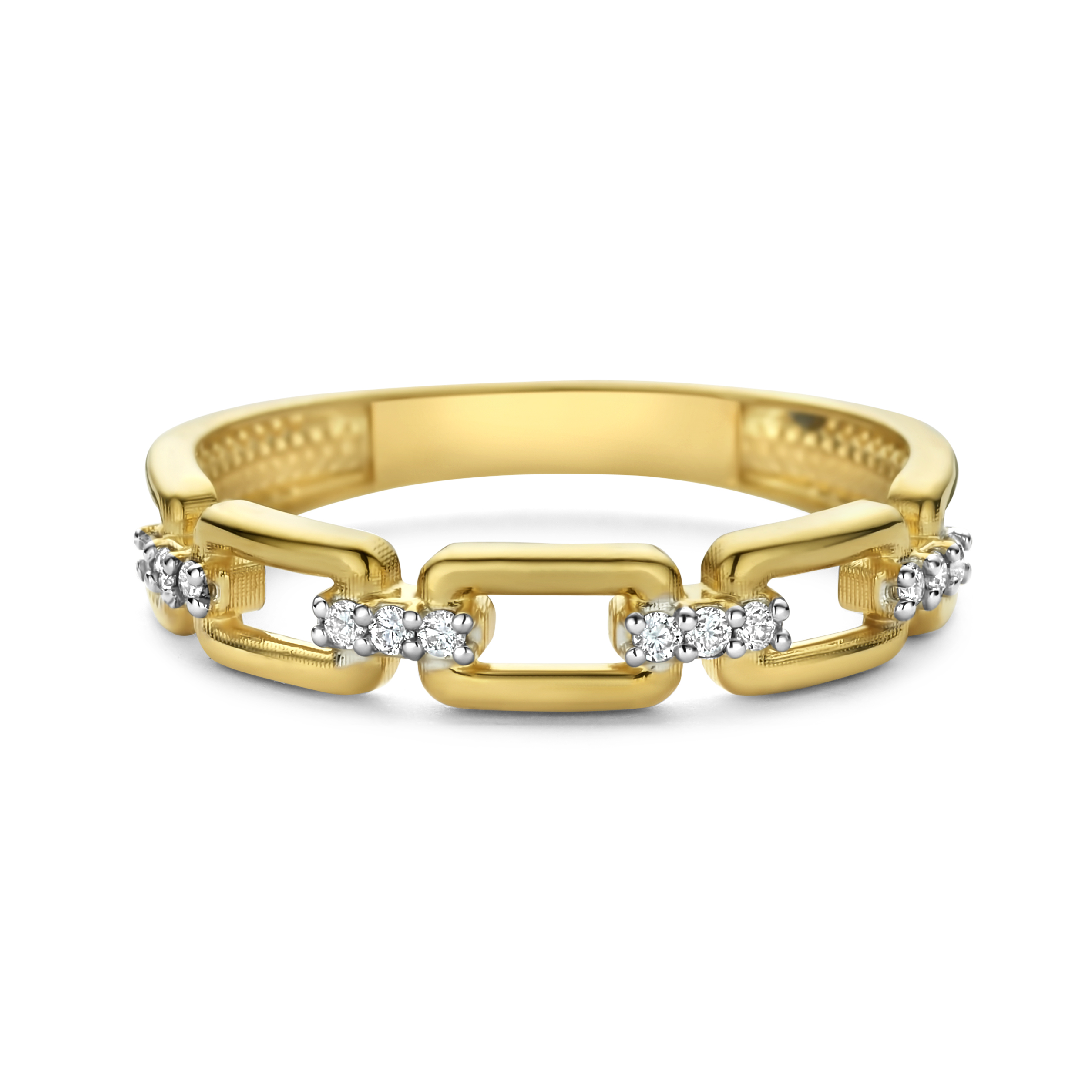 Geelgouden ring met 0,96CT SWGDR0061-Y-54