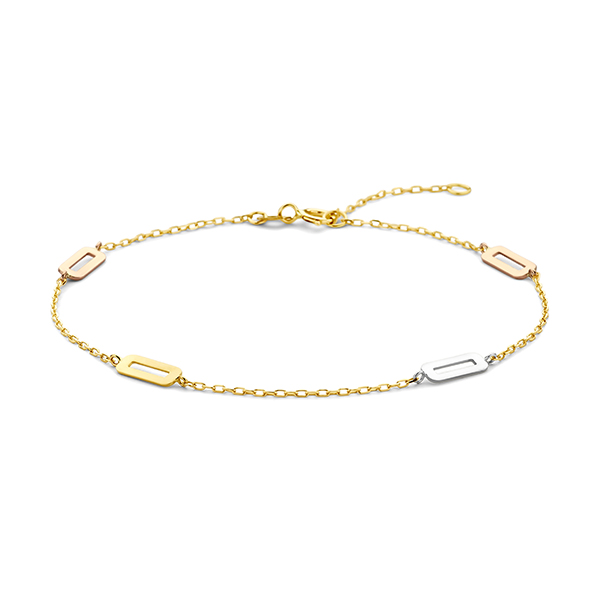 Geel/witgouden armband SWJB10333-T