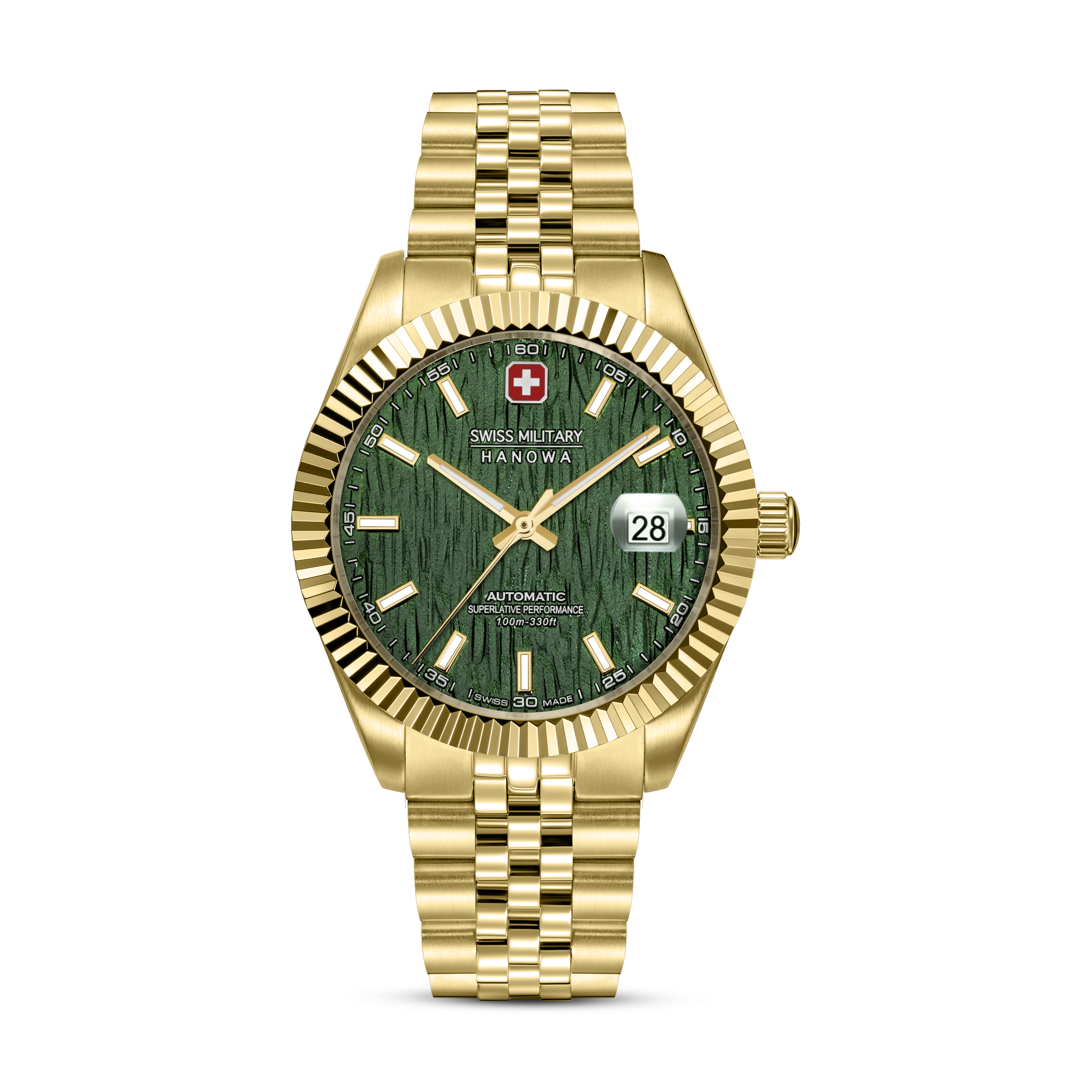 Swiss Military Hanowa horloge, Master Diligenter double/groen