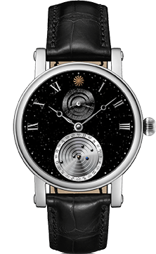 CVDK Manufacture Movement, automatisch uurwerk,‘32 jewels’,  gangreserve; 60 uur max., complicatie; CVDK Planetarium module. Functies Uren, minuten, complicatie: datum, maand, Planetarium; het horloge is uitgerust met het kleinste mechanische Planetarium ter wereld dat de omwentelingen aangeeft van Mercurius Christiaan van der Klaauw Planetarium CKPT33B4