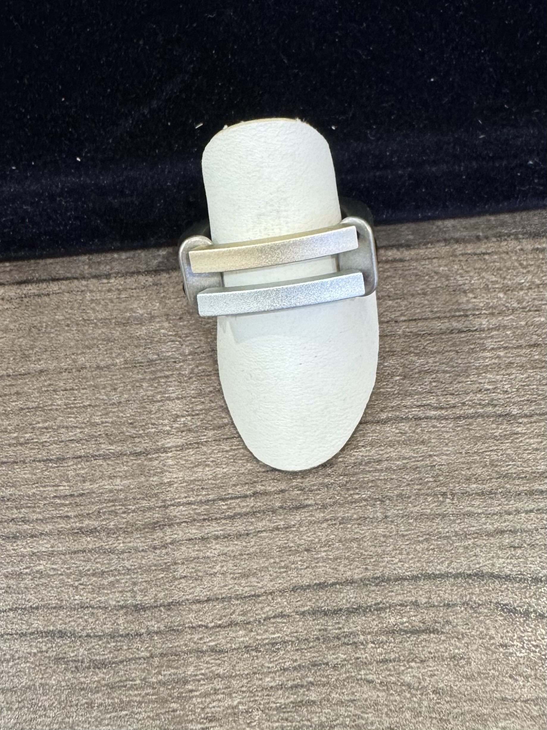 Aluminium - rubberen ring 1goud-1zilver
Rekbare ring vanaf maat 18 