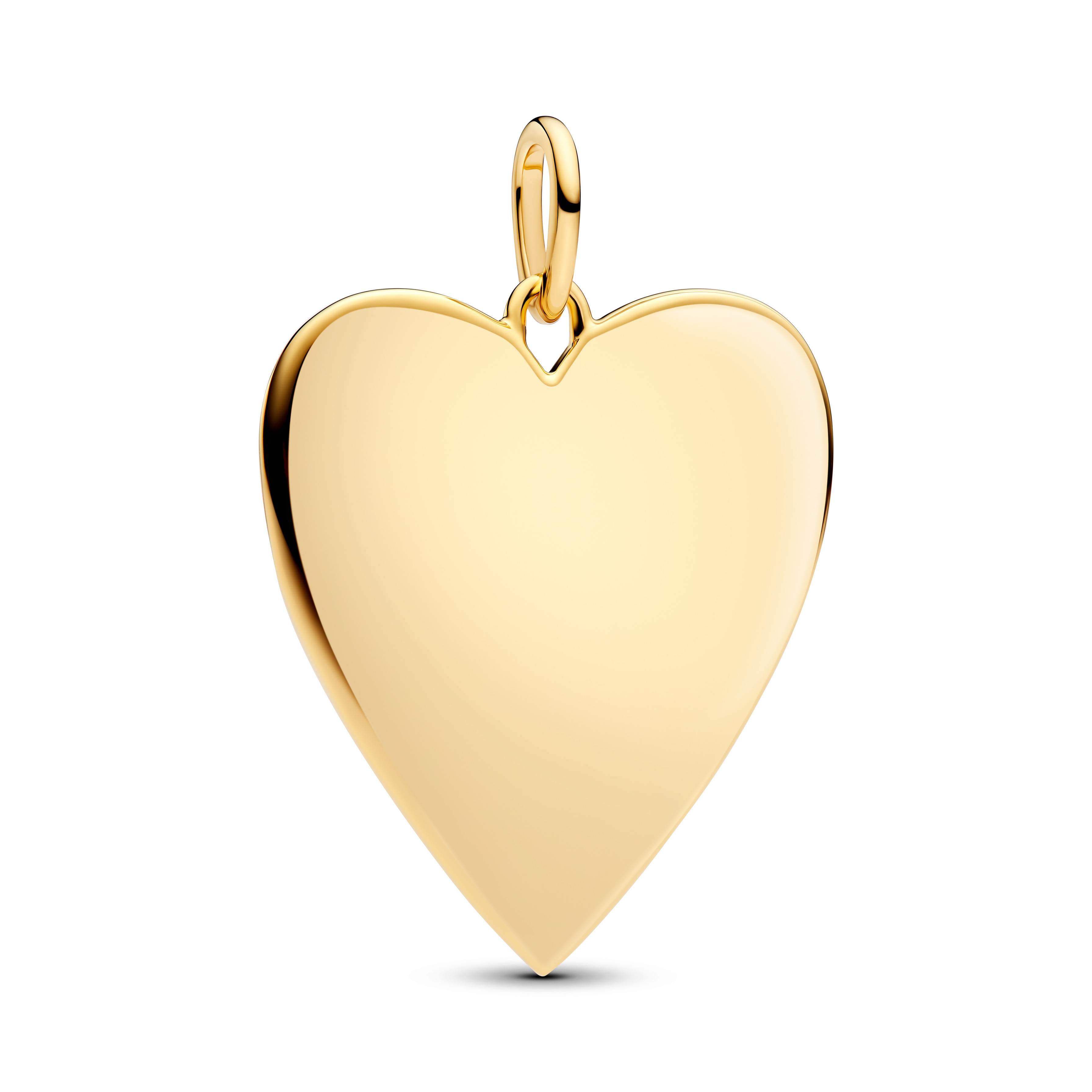 Pandora - Shine doublé graveerbaar hart oversized - 364016C00