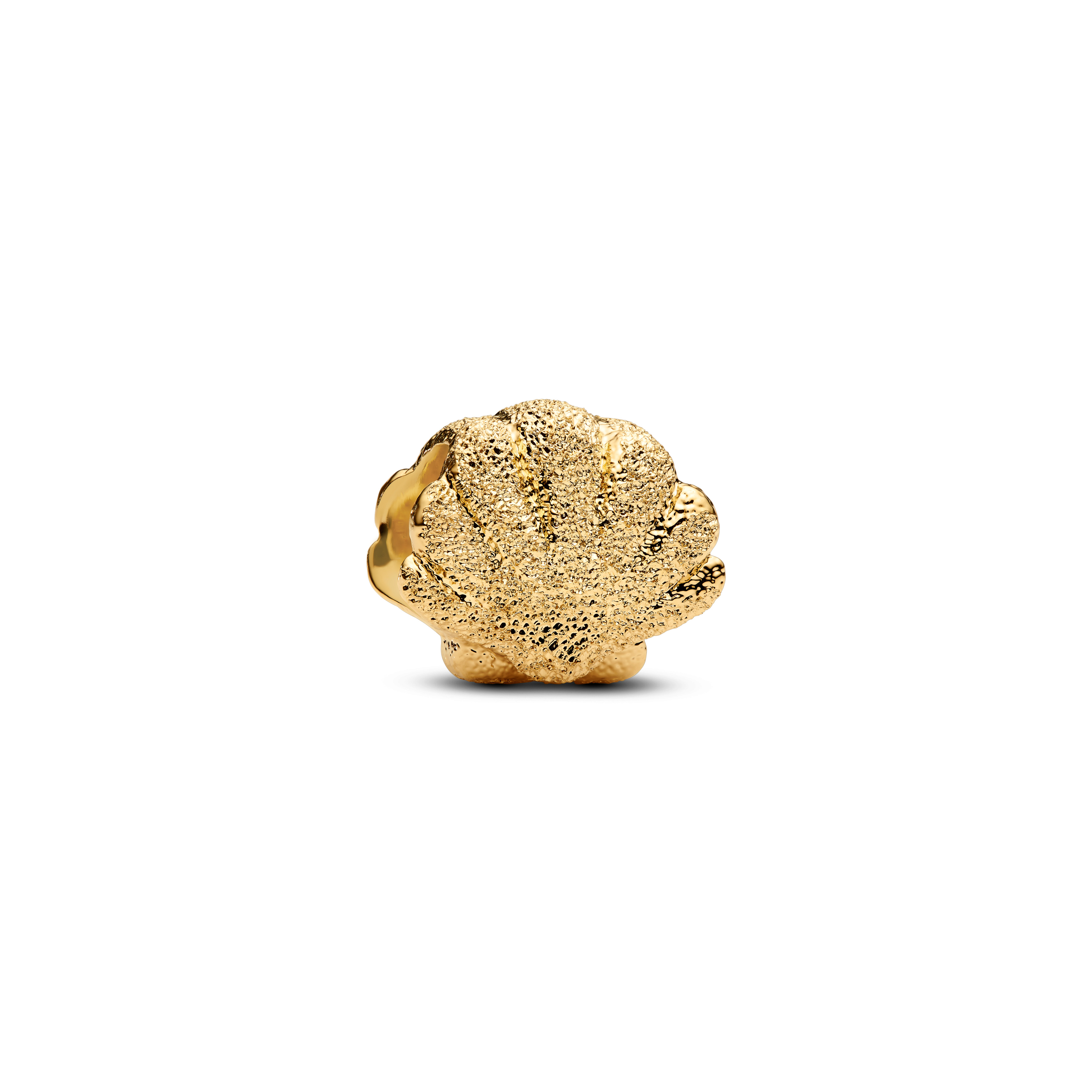 Pandora - Shine Doublé textured schelp bedel, mini - 764057C00