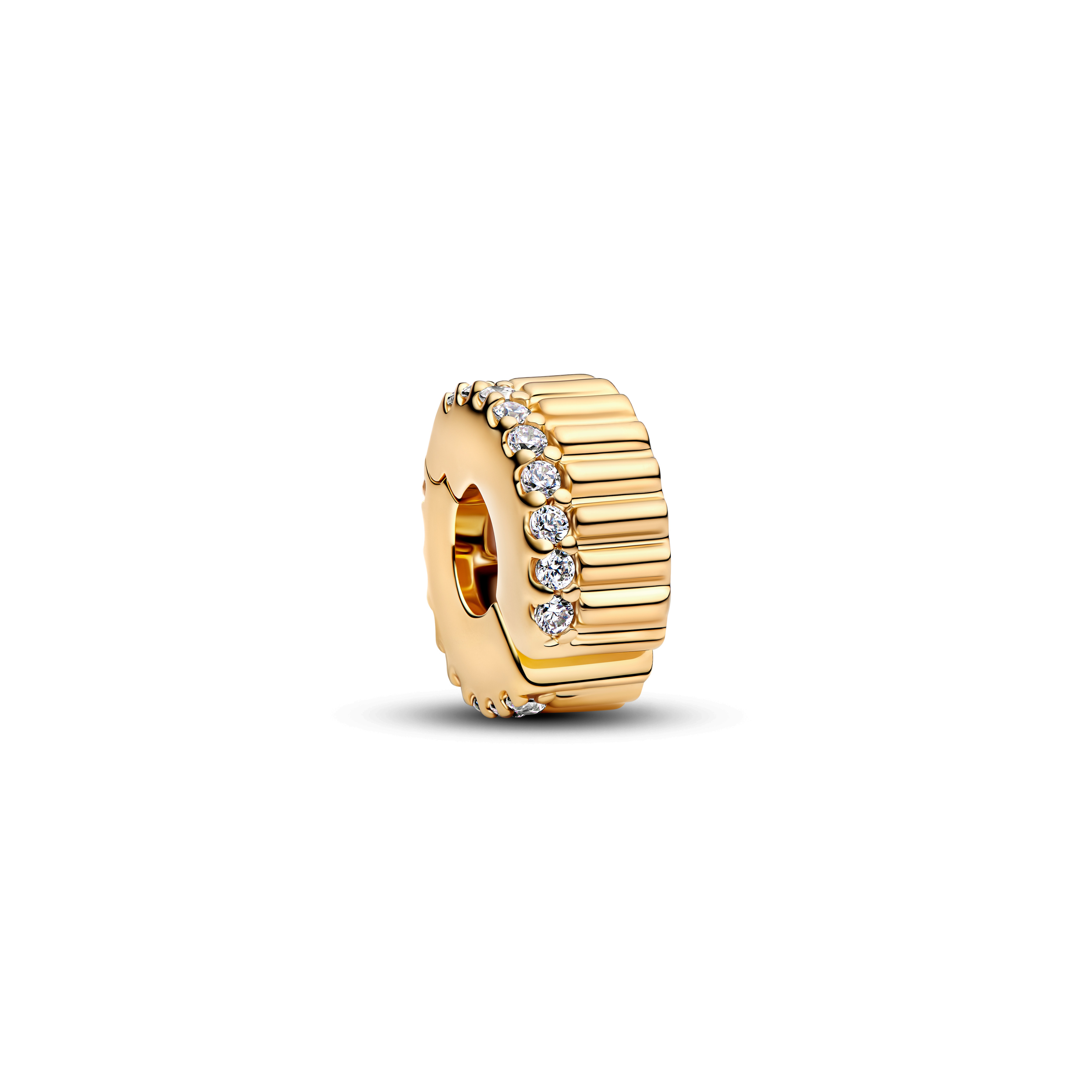 Pandora - Shine Doublé clip bedel mini met zirconia's - 764078C01