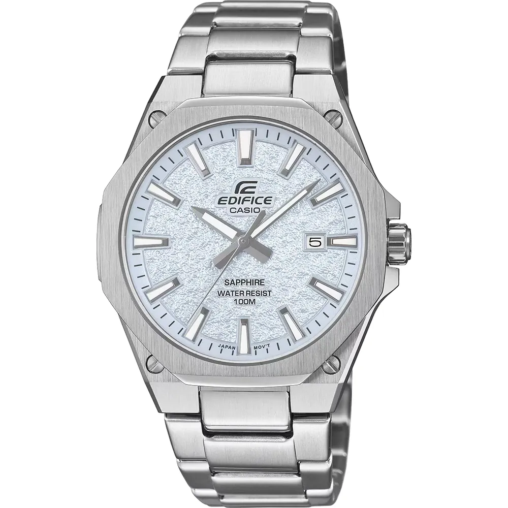Dit Casio Edifice horloge heeft een kast gemaakt van Roestvrijstaal met een diameter van 39.9 mm en is voorzien van een Roestvrijstaal band. In de kast bevindt zich een Casio kwaliteitsuurwerk en is afgewerkt met Saffierglas.

Het horloge is 10ATM. Dit betekent dat het horloge geschikt is om mee te zwemmen. Verder wordt het horloge geleverd met 2 jaar garantie.