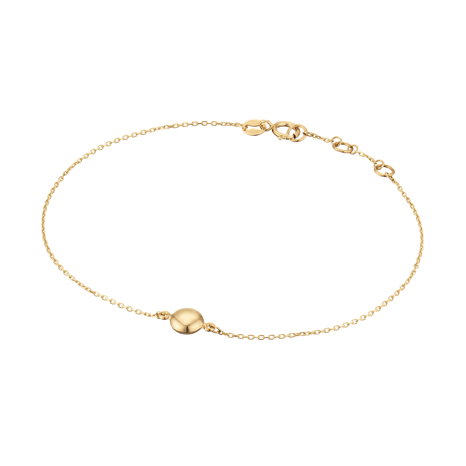 Deze armband van Glow heeft een ankerschakel en een bolletje in het midden. De armband is gemaakt van 14 karaat goud en heeft een dikte van 0,5mm.

GLOW
Benadruk jouw stijl met de verfijnde sieraden van GLOW en laat je inspireren door de uitgebreide collectie 14 karaats gouden sieraden van de hoogste Europese kwaliteit. Ontworpen om elke dag te dragen. Naast tijdloze ontwerpen bestaat de collectie ook uit hippe sieraden; zoals minimalistische gouden kettingen en grafische oorknopjes. Wil je een beetje extra stralen? Kies dan voor flonkerende zirkonia of ga voor luxe met onze geraffineerde diamanten sieraden.
  
  Specificaties
  - 204.2128.19
  - Armband
  - 14 karaat goud
  - Lengte: 19cm
