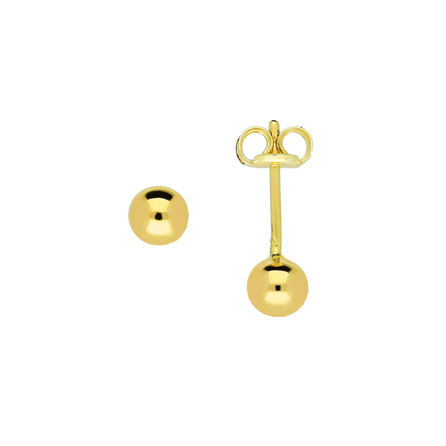 Minimalistische 14 karaats geelgouden oorknopjes. De boloorknopjes hebben een diameter van 4mm en zijn super leuk te combineren met andere oorknopjes uit de GLOW collectie.
 
 GLOW
  Benadruk jouw stijl met de verfijnde sieraden van GLOW en laat je inspireren door de uitgebreide collectie 14 karaats gouden sieraden van de hoogste Europese kwaliteit. Ontworpen om elke dag te dragen. Naast tijdloze ontwerpen bestaat de collectie ook uit hippe sieraden; zoals minimalistische gouden kettingen en grafische oorknopjes. Wil je een beetje extra stralen? Kies dan voor flonkerende zirkonia of ga voor luxe met onze geraffineerde diamanten sieraden.
  
  Specificaties
  - 206.2020.04
  - Oorknoppen
  - 14 Karaats Goud
  - 4mm