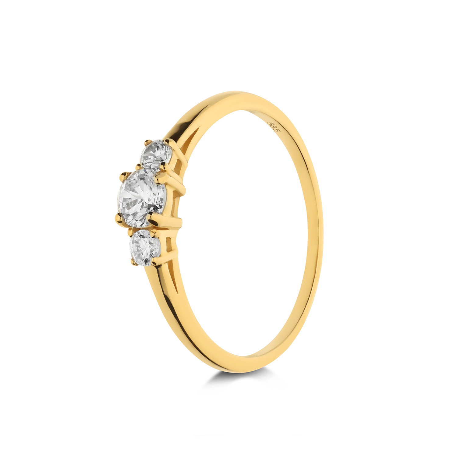 GLOW - 214.2098 - Ring - Goud - Zirkonia