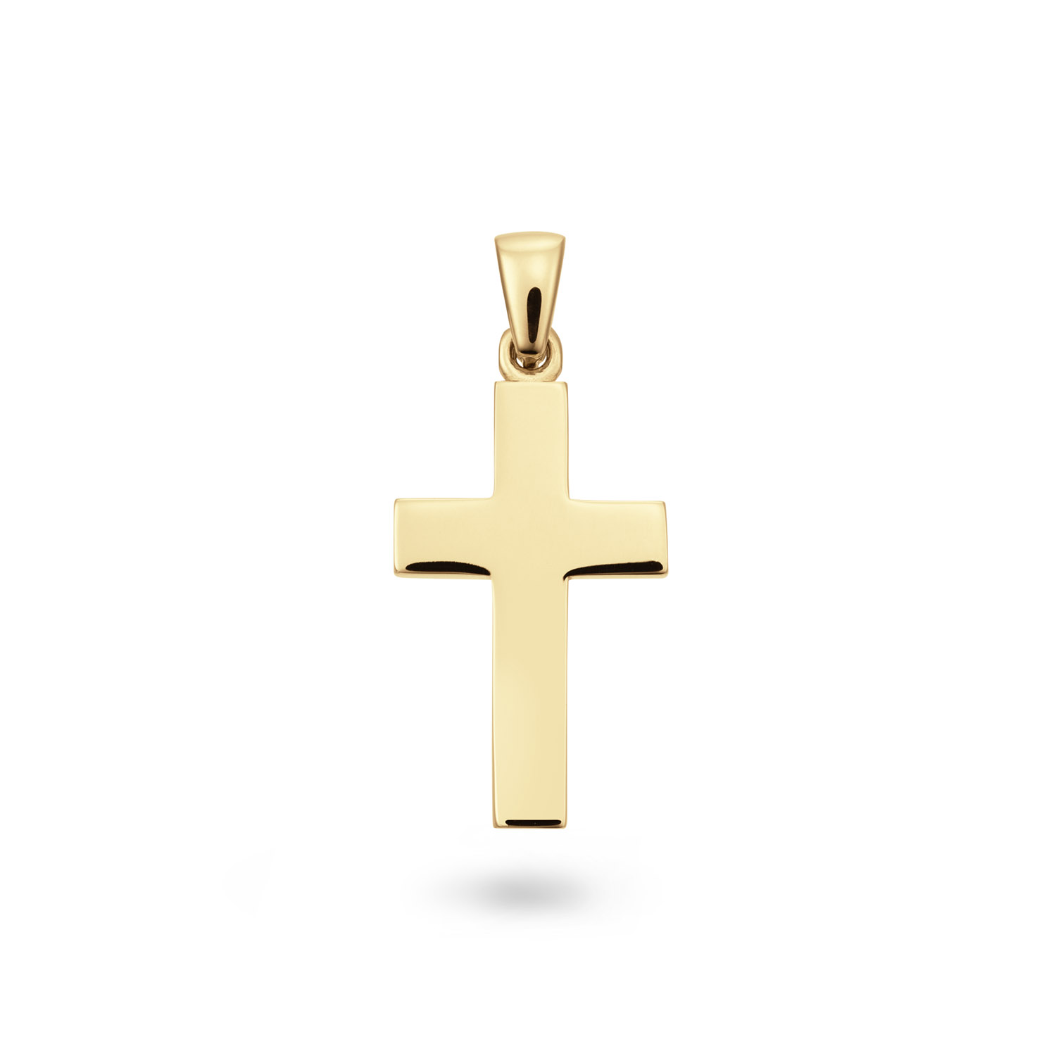 14 Karaats Geelgouden Kruis.