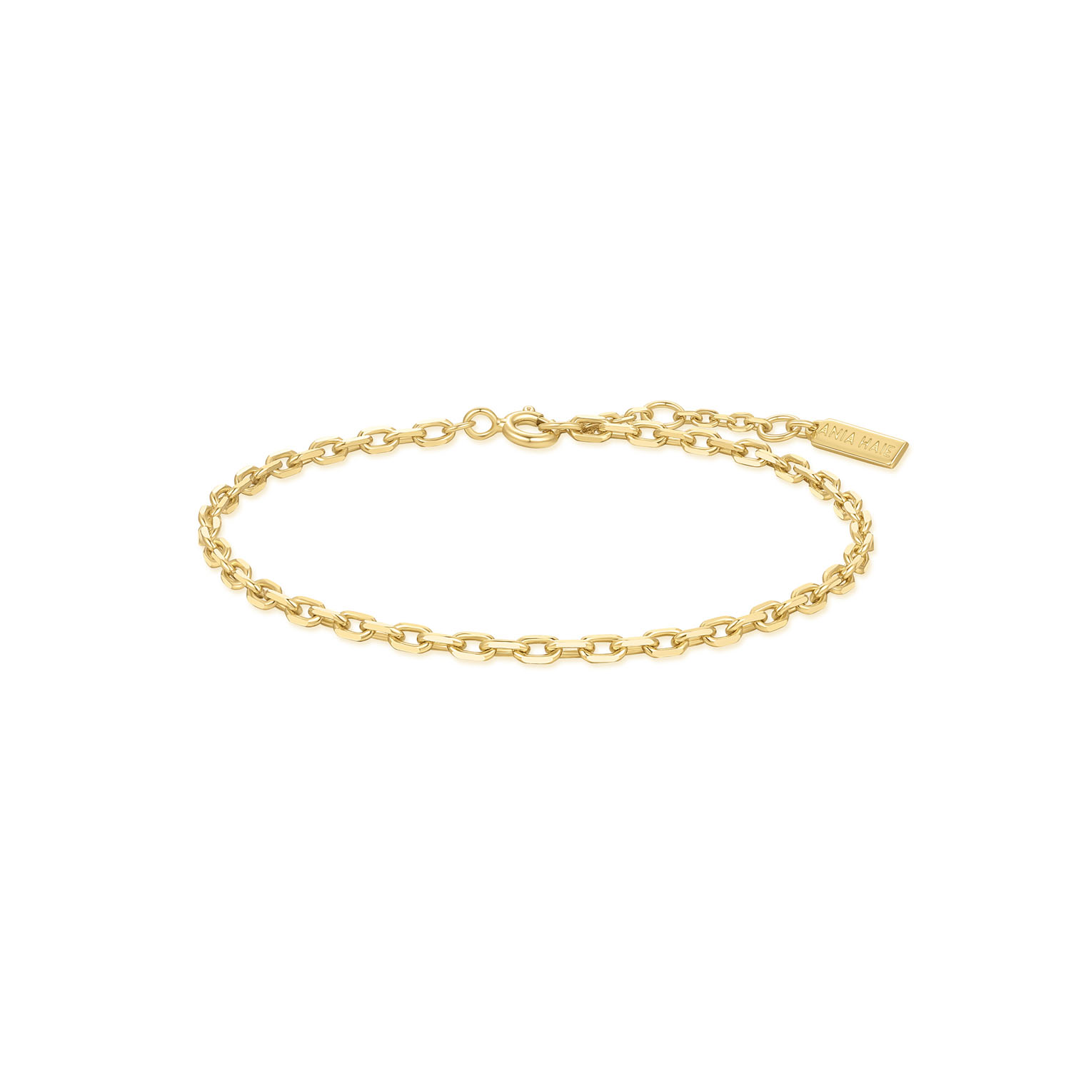 HET MERK
Geïnspireerd door de laatste fashion trends is Ania Haie het toonaangevende sieradenmerk voor hoogkwalitatieve maar ook betaalbare zilveren sieraden, zonder op de kwaliteit in te leveren. Iedere collectie is gebaseerd op de laatste catwalktrends, waardoor Ania Haie snel tot hét sieradenmerk voor stijlbewuste consumenten is verkozen. Elk sieraad wordt ontworpen om te combineren met andere sieraden waardoor je je eigen look kunt creëren. Maar ook zijn Ania Haie sieraden opvallend genoeg om op zichzelf te dragen.

SPECIFICATIES
- Ania Haie
- Armband
- 925 zilver met gold plating
- Lengte 18,5cm
- AH B067-02G