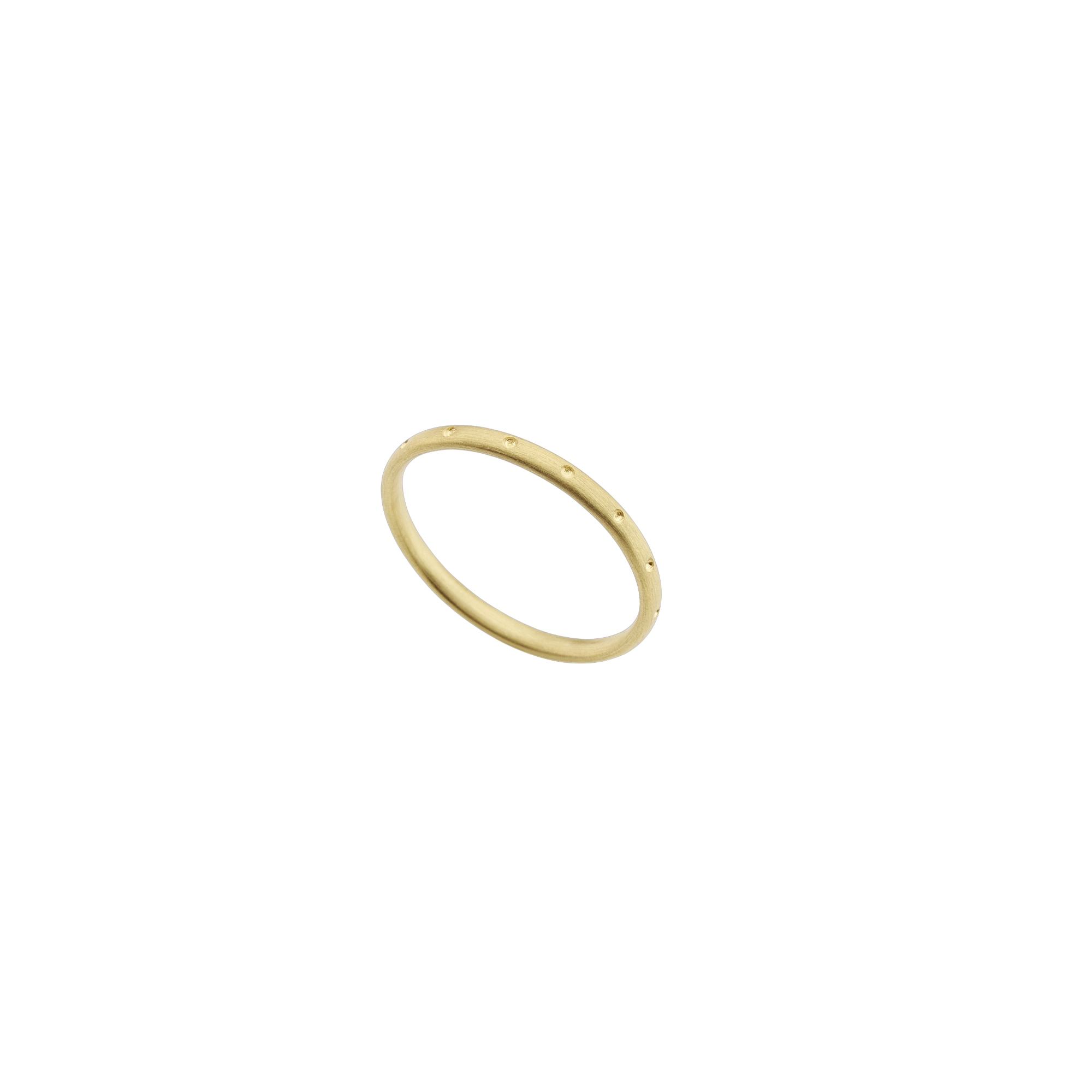 Een 18 krt geelgouden ring van Antonio Bernardo model Ritmo 