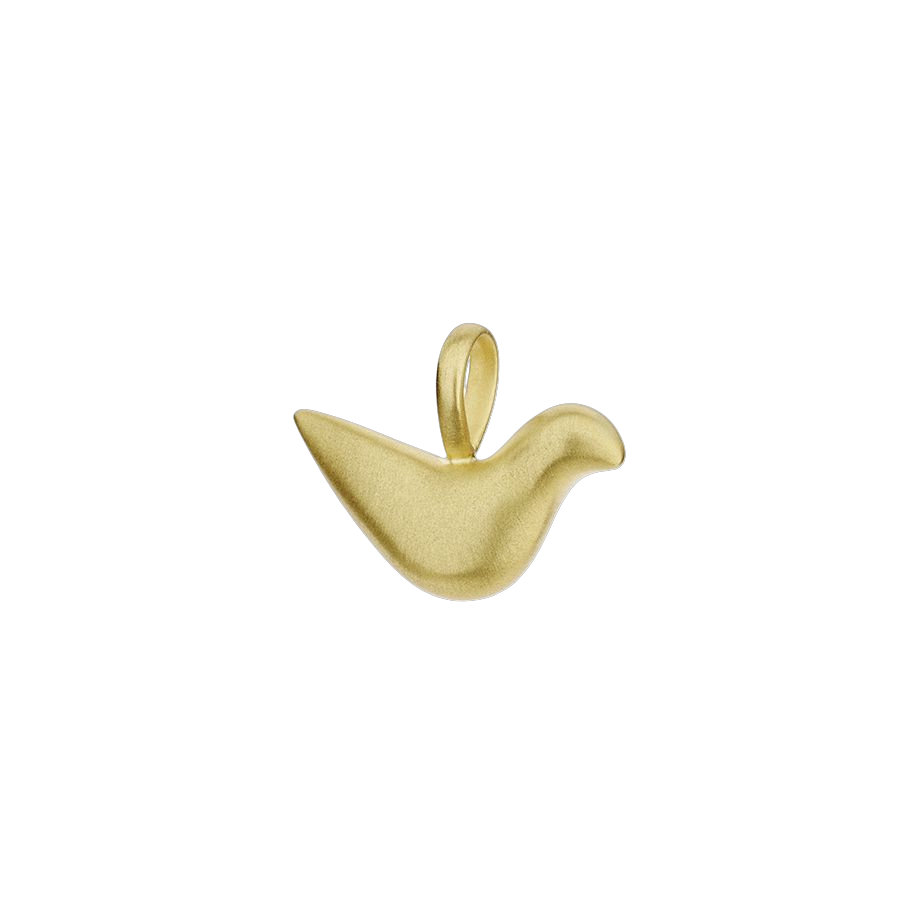 Een 18 krt geelgouden hanger van Antonio Bernardo model Palominha