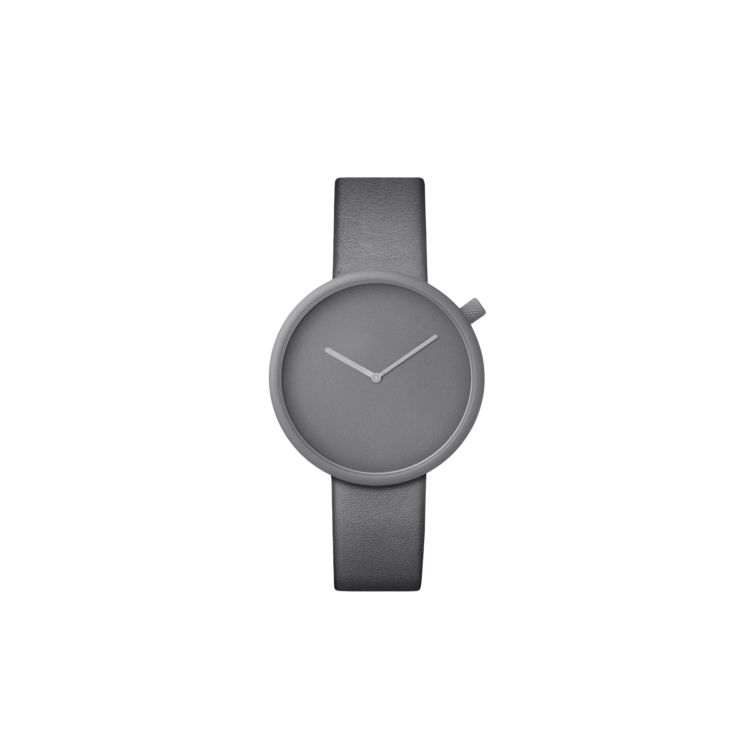 een Bulbul horloge met een grijze wijzerplaat en grijze leren band.
Bulbul Watches is a contemporary, Danish watch brand dedicated to merging time-honored craft with forward-thinking design innovation.