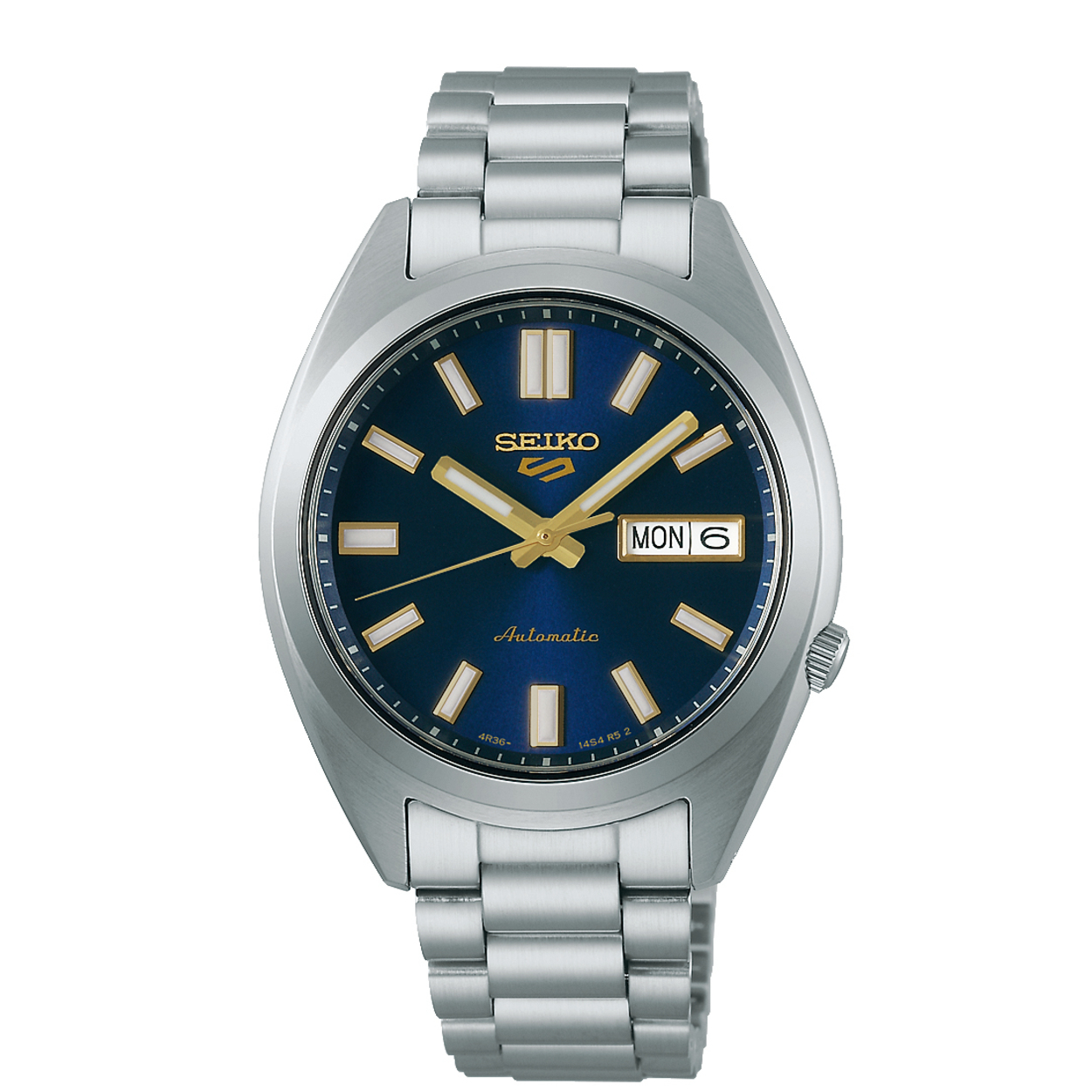 Dit is een herenhorloge van het merk Seiko. Het is een analoog horloge gemaakt van staal. De diameter van de kast is 37.4 mm en de kast is 12.52 mm dik.
De verdere specificaties van het horloge zijn als volgt:
Kastvorm: rond
Kastkleur: zilverkleurig
Kastmateriaal: staal
Bandbreedte: 18 mm
Bandlengte: 252.4 mm
Sluiting: vouwsluiting met drukker
Wijzerplaatkleur: blauw
Glassoort: hardlex mineraal glas
Waterdichtheid: 10 ATM
Techniek: automaat