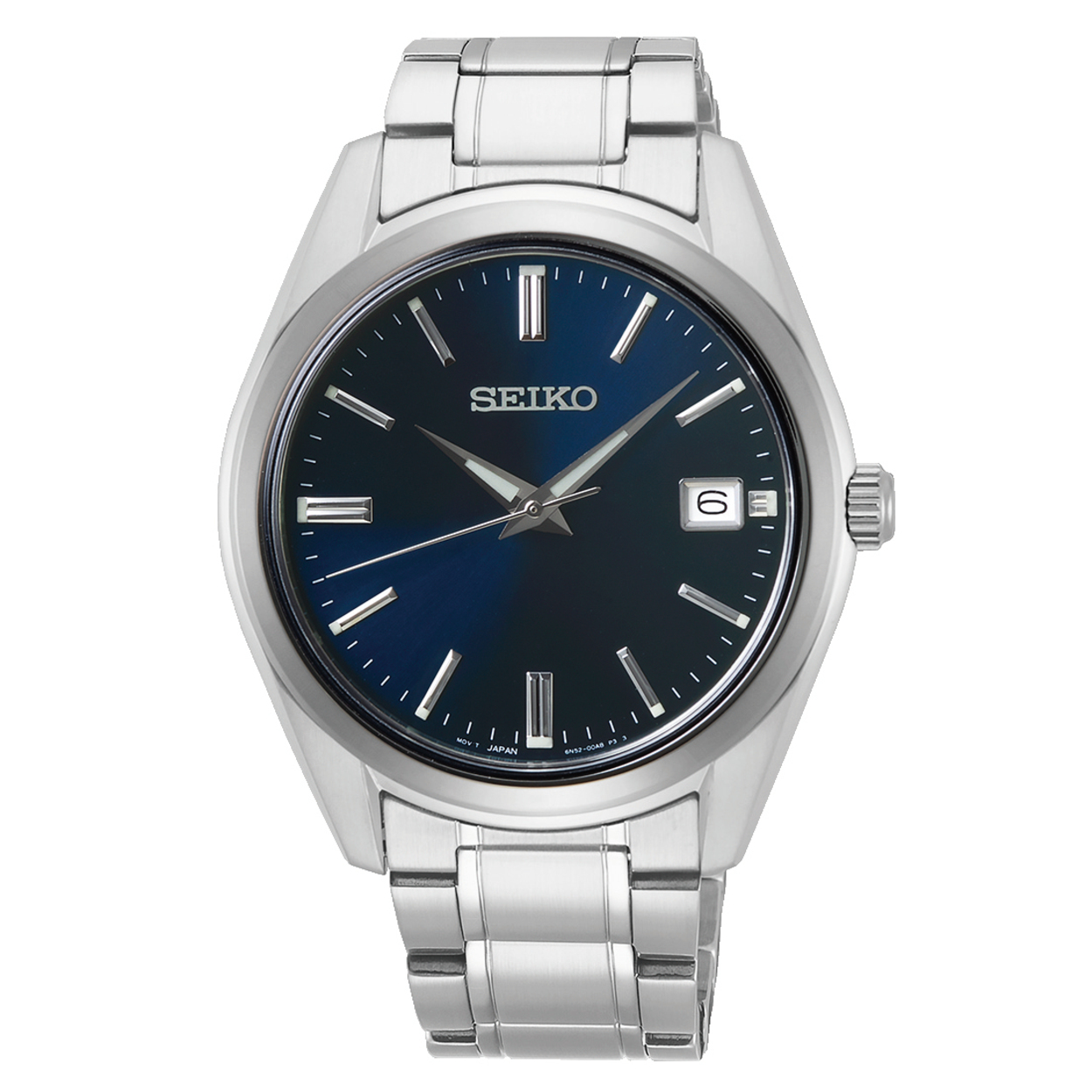 Dit herenhorloge is van het merk Seiko. Het is een analoog horloge gemaakt van leer. De diameter van de kast is 39 mm en de kast is 8 mm dik.
De verdere specificaties van het horloge zijn als volgt:
Glassoort: saffier glas
Bandbreedte: 20
Kastmateriaal: staal
Waterdichtheid: 5 ATM
Techniek: quartz