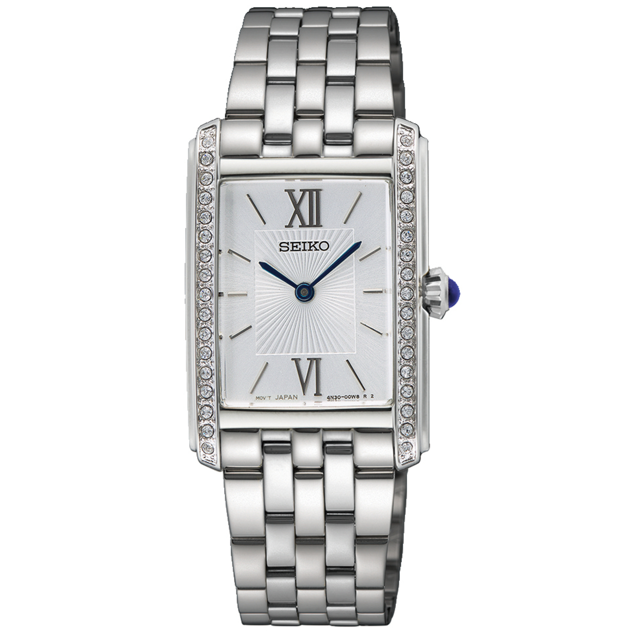 Seiko - Staal dames horloge, 30 meter WR, Mineraalglas -SWR091P1