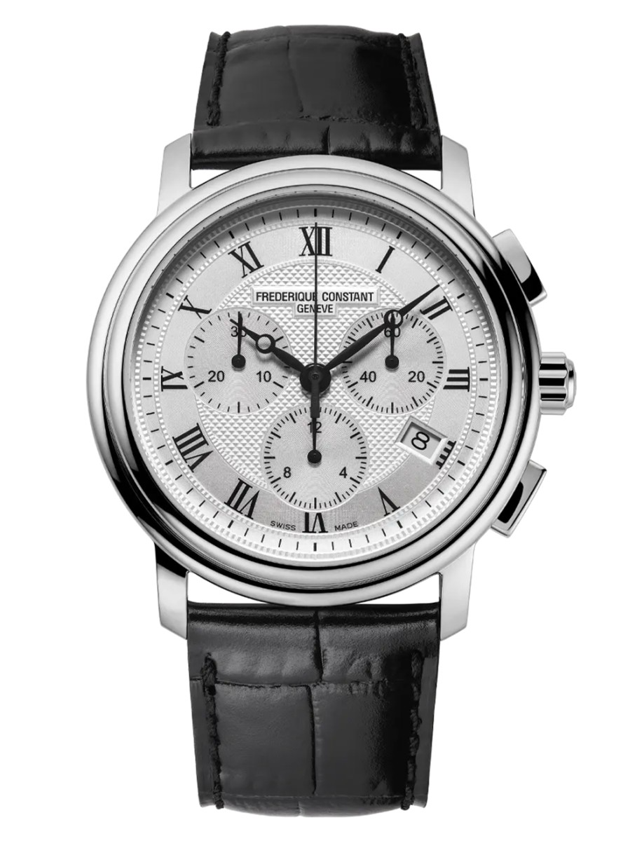 De Frederique Constant FC-292MC4P6 is een elegante polshorloge met verfijnd design. Het biedt precisie en stijl met zijn klassieke wijzerplaat en hoogwaardige afwerking. Draag deze tijdloze horloge op formele gelegenheden of dagelijkse outfits voor een vleugje luxe. Perfect te combineren met zowel zakelijke als casual kleding. Ideaal voor de modebewuste gentleman.