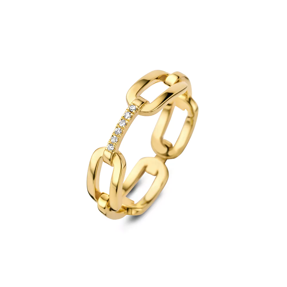 De Diamanti Per Tutti Zilver Verguld Ring met modelnummer M1956-3S5-S54 is een verfijnd sieraad met 0,024ct diamant. Het is gemaakt van verguld zilver en valt onder de categorie 'Juweel'. Draag deze elegante ring als statement piece of combineer subtiel met andere sieraden voor een stijlvolle look. Perfect voor zowel dagelijks gebruik als speciale gelegenheden.