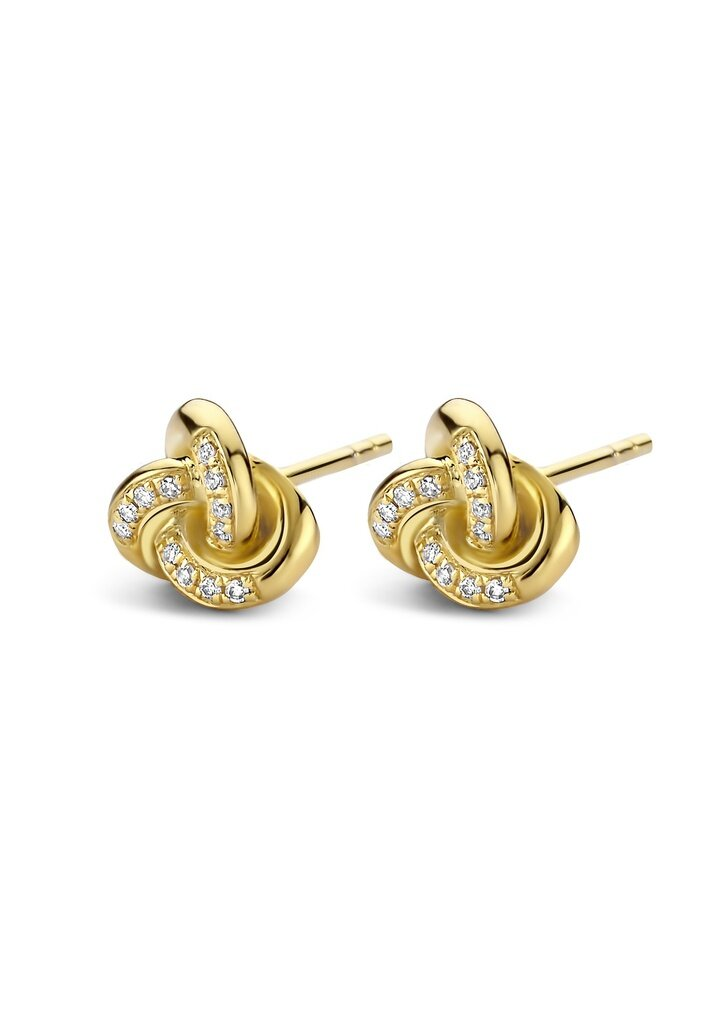 De Diamanti per tutti oorsteker zilver verguld met modelnummer M1854-3S-P01 is een verfijnde knoopvormige stud oorbel. Gemaakt van 925 sterling zilver en verguld met goud, bevat deze oorsteker 24 diamanten van totaal 0,096ct. Perfect voor zowel dagelijks gebruik als speciale gelegenheden. Combineer deze gouden oorstekers met een bijpassende ketting om je look compleet te maken.