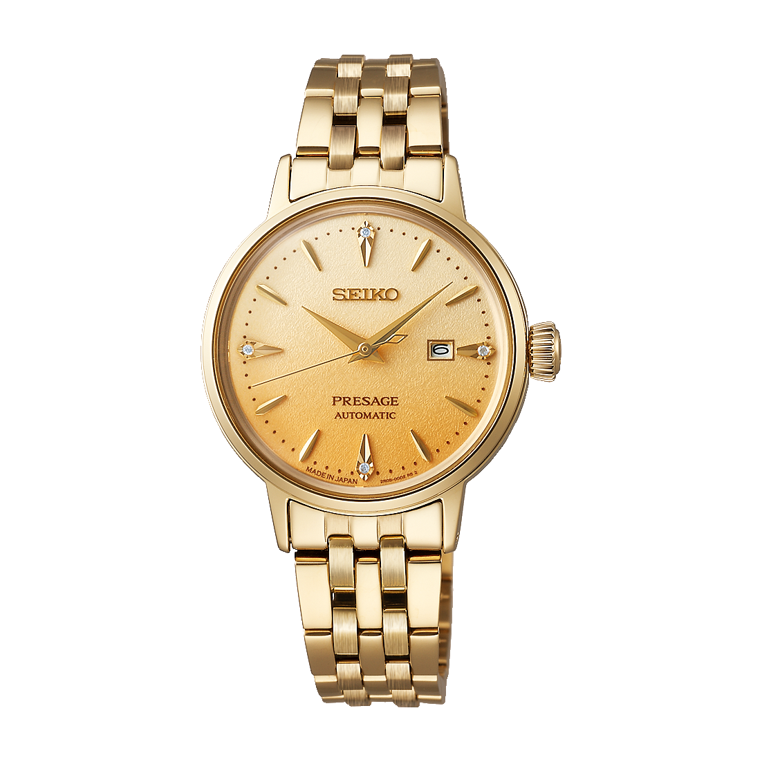 Seiko dameshorloge 
LADIES PRESAGE COCKTAIL TIME GOLD-TONEDD